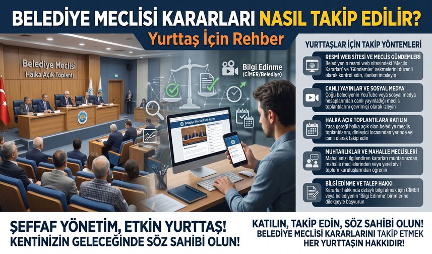 Belediye Meclisi Kararları Nasıl Takip Edilir? Yurttaş İçin Rehber