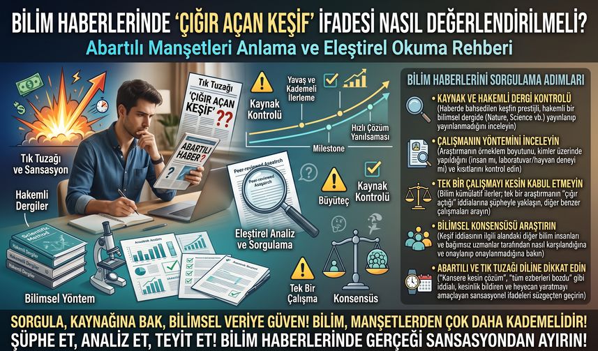 Bilim Haberlerinde 'Çığır Açan Keşif' İfadesi Nasıl Değerlendirilmeli?