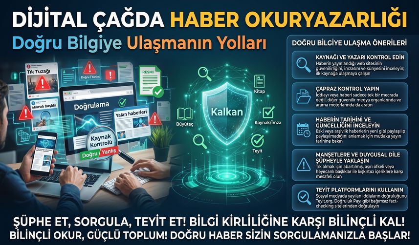 Dijital Çağda Haber Okuryazarlığı: Doğru Bilgiye Ulaşmanın Yolları