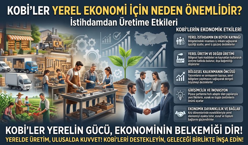 KOBİ'ler Yerel Ekonomi İçin Neden Önemlidir? İstihdamdan Üretime Etkileri