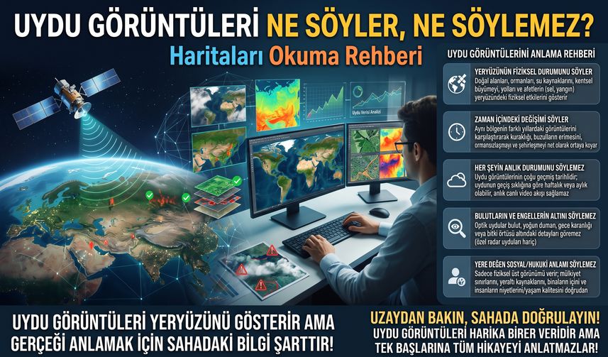 Uydu Görüntüleri Ne Söyler, Ne Söylemez? Haritaları Okuma Rehberi