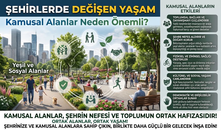 Şehirlerde Değişen Yaşam: Kamusal Alanlar Neden Önemli?