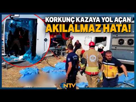11 Kişinin Can Verdiği Kazada Kan Donduran Detay! Otobüs Kavşağı Kaçırınca Bunu Yapmış