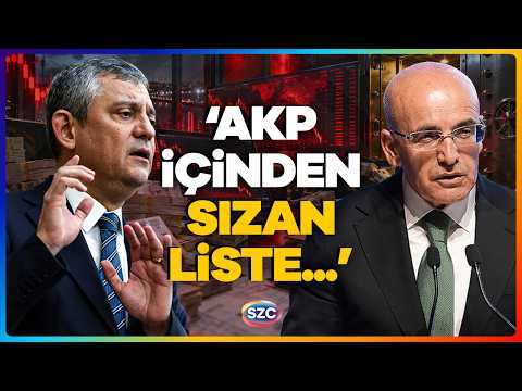Mehmet Şimşek Uyardı! Fon Vurgunu Göz Göre Göre Geldi! Özgür Özel AKP'nin Fon Listesini İfşa Etti